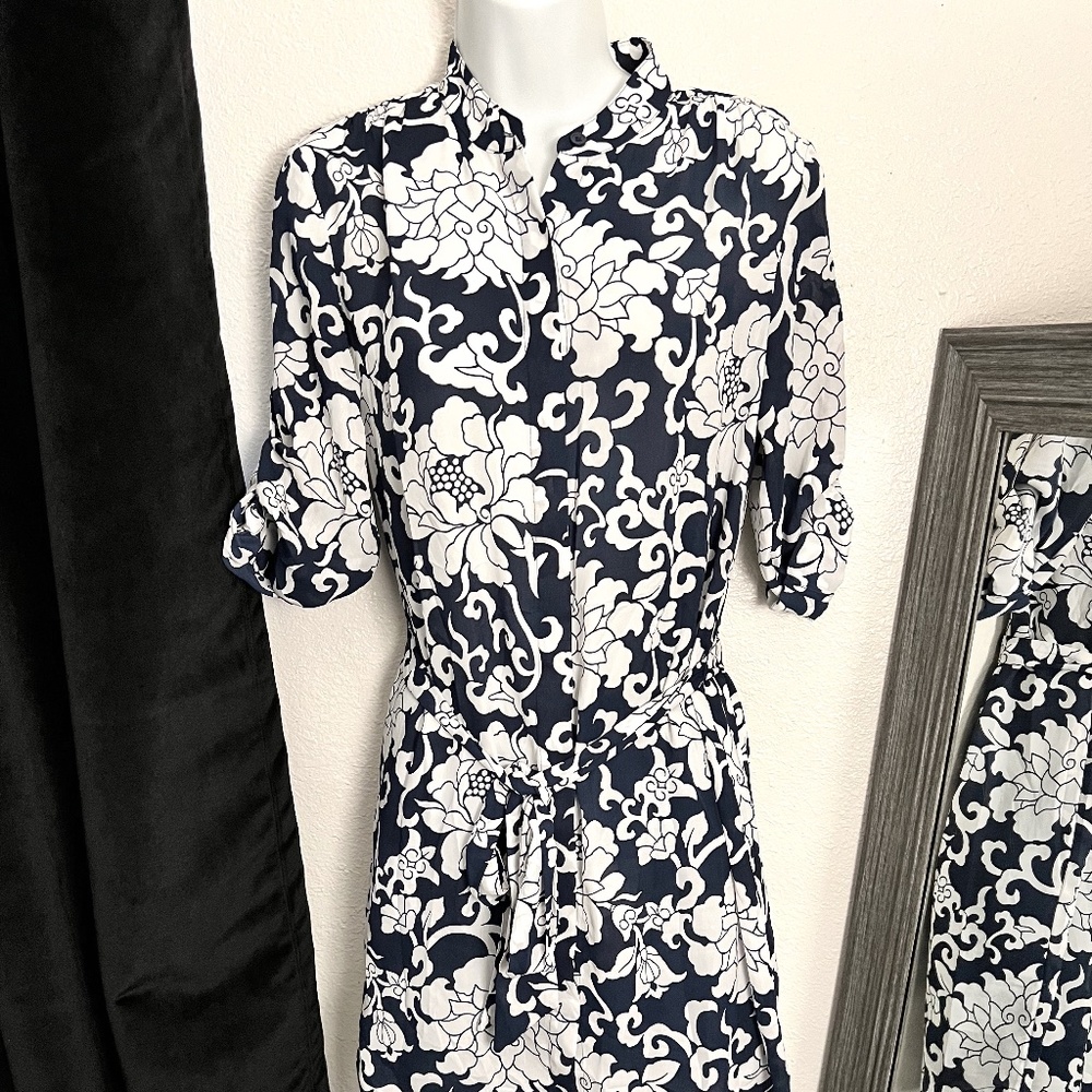 Banana Republic Button Up Floral Dress Size 2
